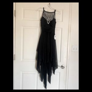 Brand new black bling formal dress